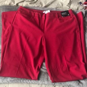 NY&C NWT BOOTCUT RED PANTS